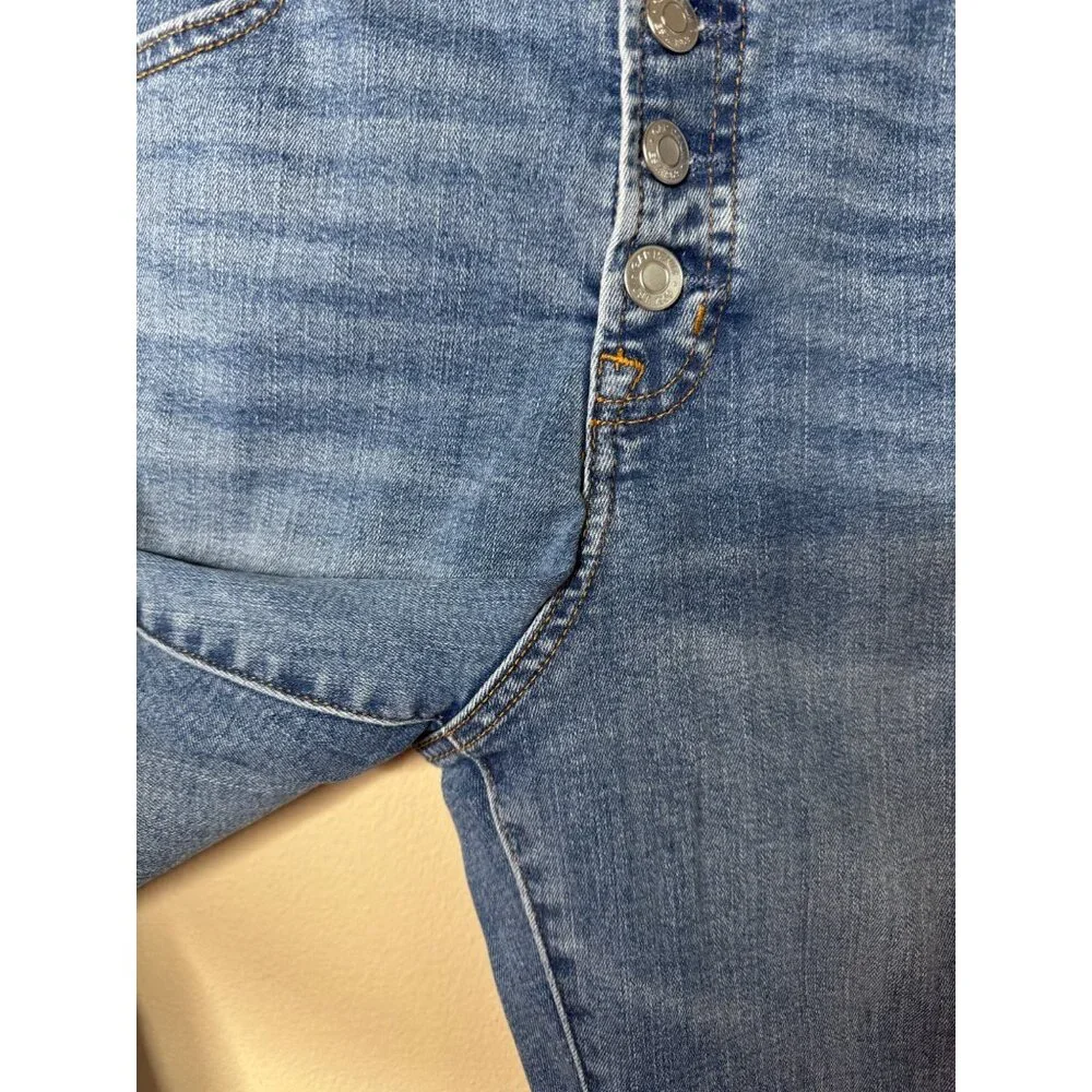 Gap Button Fly High Waist Distressed True Skinny Women's Jeans Size 14/ 32 - Picture 4 of 16